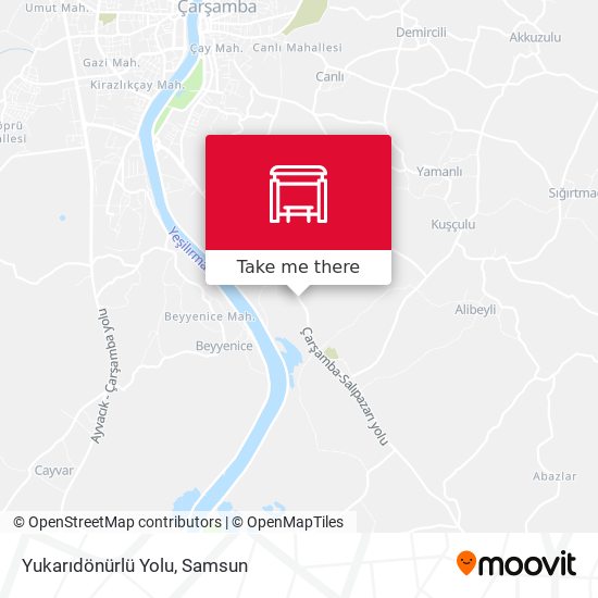 Yukarıdönürlü Yolu map