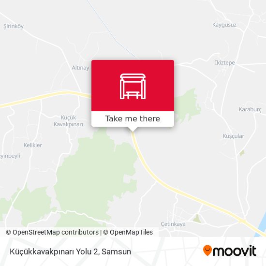 Küçükkavakpınarı Yolu 2 map