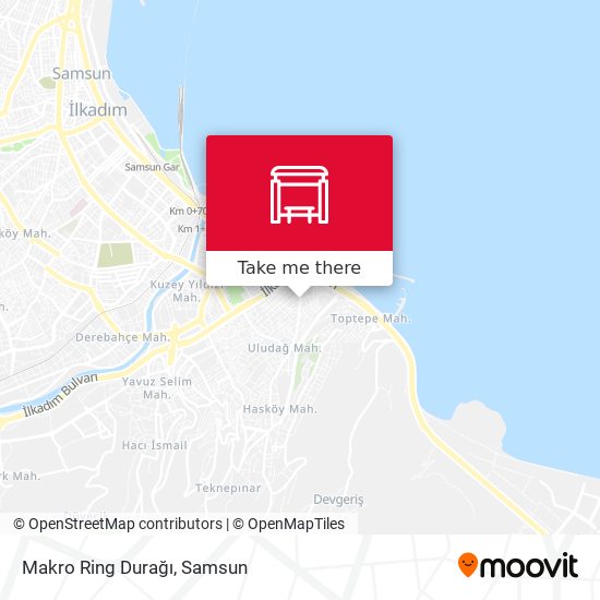 Makro Ring Durağı map