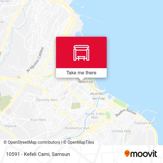 10591 - Kefeli Cami map