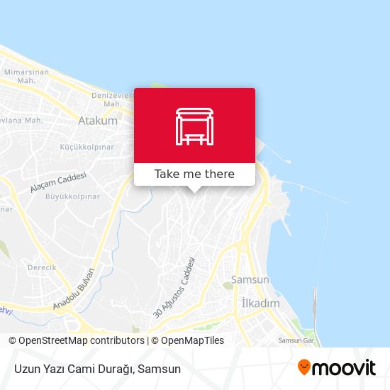 Uzun Yazı Cami Durağı map