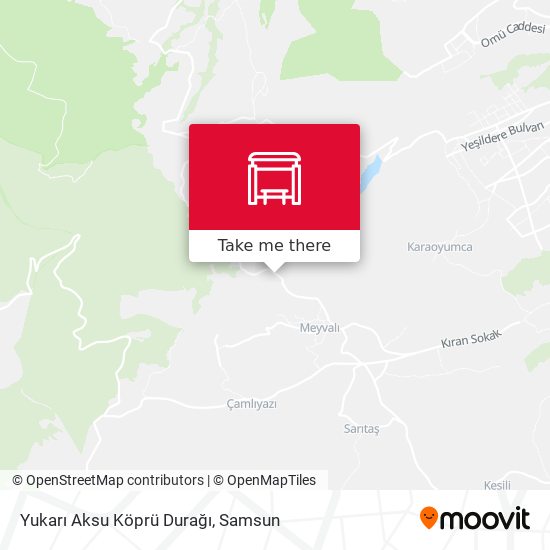 Yukarı Aksu Köprü Durağı map