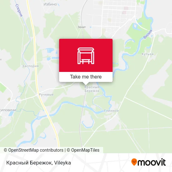 Красный Бережок map