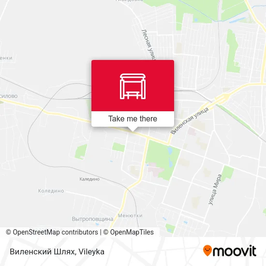 Виленский Шлях map