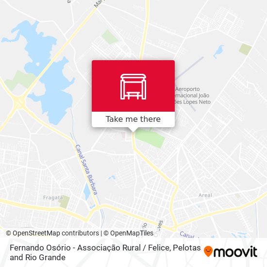 Fernando Osório - Associação Rural / Felice map