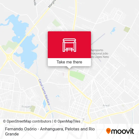 Fernando Osório - Anhanguera map