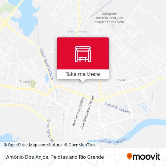 Antônio Dos Anjos map