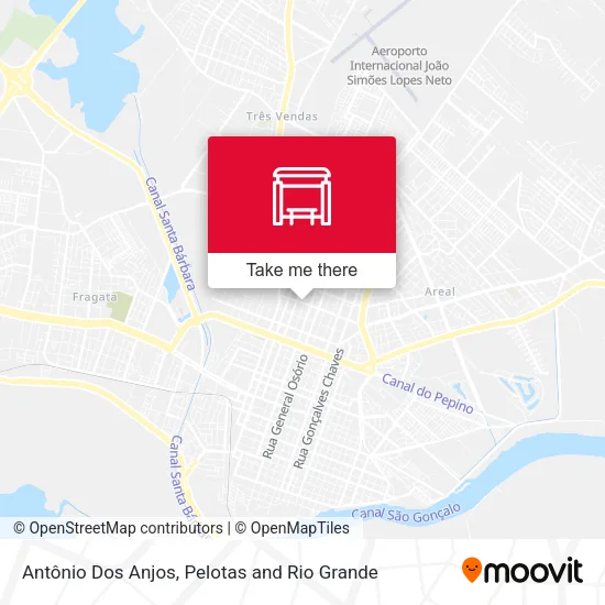 Antônio Dos Anjos map