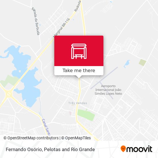 Fernando Osório map