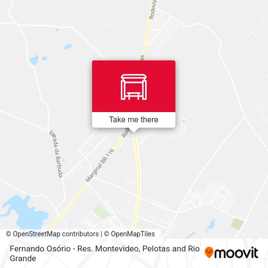 Fernando Osório - Res. Montevideo map