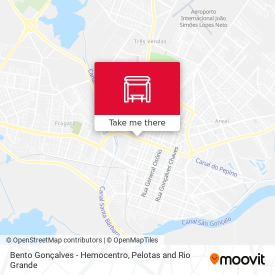 Bento Gonçalves - Hemocentro map