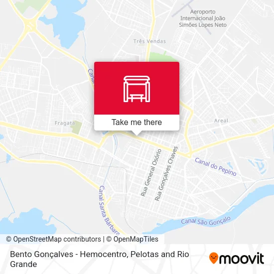 Bento Gonçalves - Hemocentro map