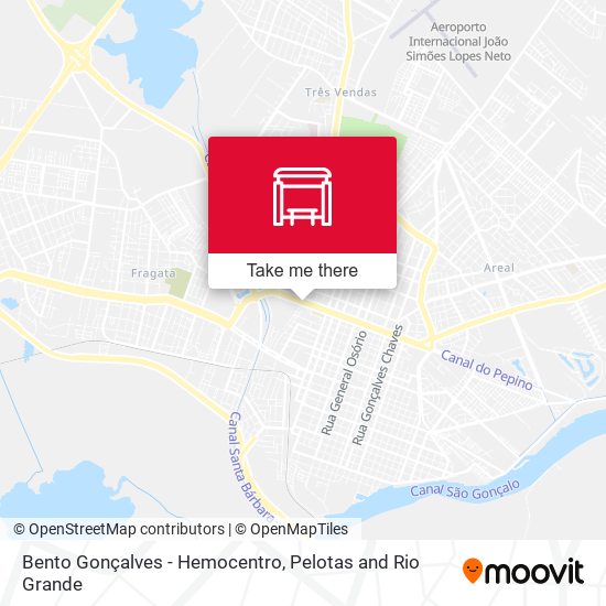 Bento Gonçalves - Hemocentro map