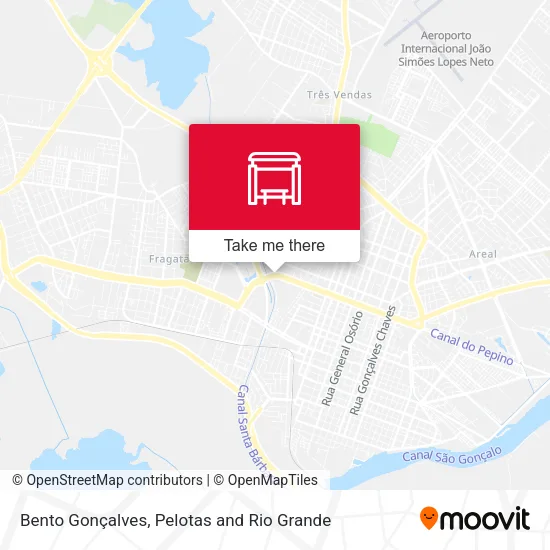 Bento Gonçalves map