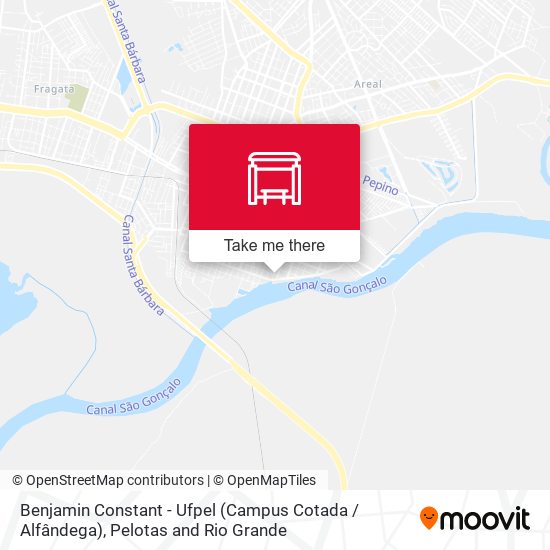 Benjamin Constant - Ufpel (Campus Cotada / Alfândega) map