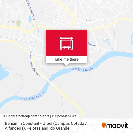 Benjamin Constant - Ufpel (Campus Cotada / Alfândega) map