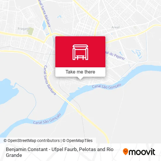 Benjamin Constant - Ufpel Faurb map