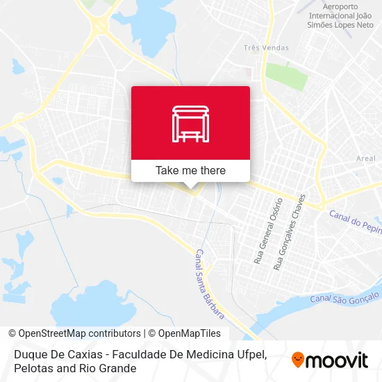 Duque De Caxias - Faculdade De Medicina Ufpel map