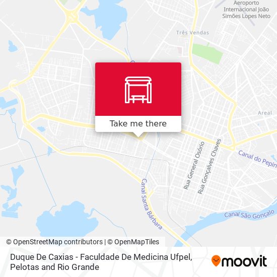 Duque De Caxias - Faculdade De Medicina Ufpel map
