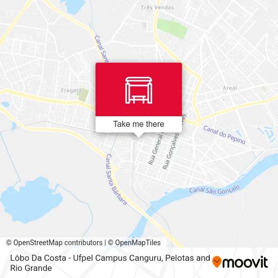 Lôbo Da Costa - Ufpel Campus Canguru map