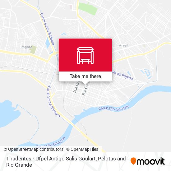 Tiradentes - Ufpel Antigo Salis Goulart map
