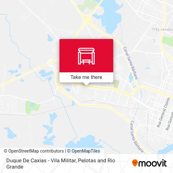 Duque De Caxias - Vila Militar map