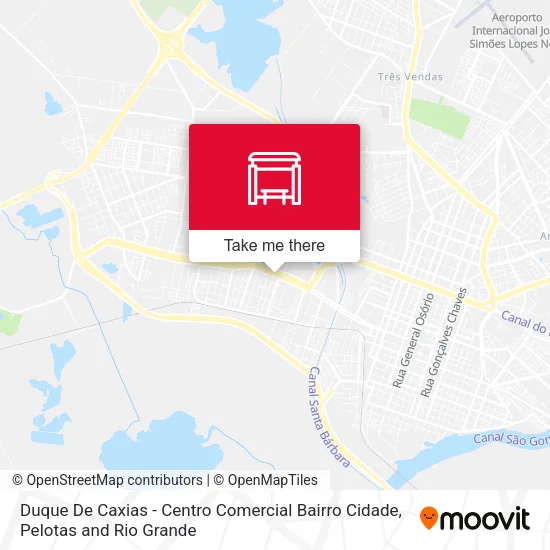 Duque De Caxias - Centro Comercial Bairro Cidade map