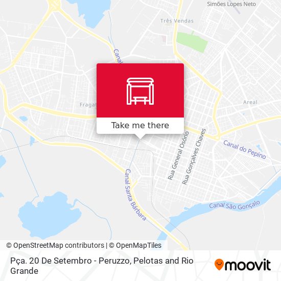 Pça. 20 De Setembro - Peruzzo map