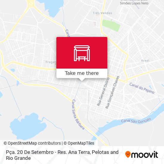 Pça. 20 De Setembro - Res. Ana Terra map