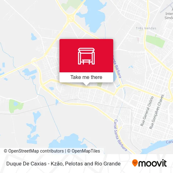 Duque De Caxias - Kzão map