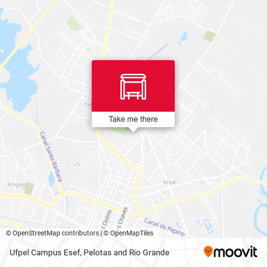Ufpel Campus Esef map
