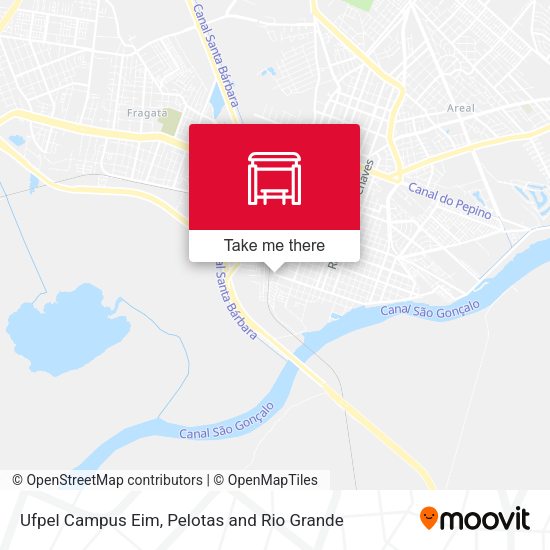 Ufpel Campus Eim map