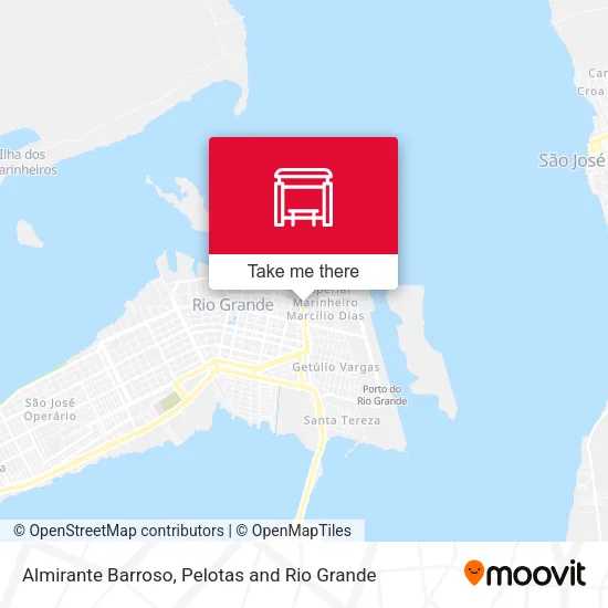 Almirante Barroso map