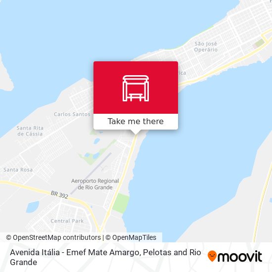 Avenida Itália - Emef Mate Amargo map