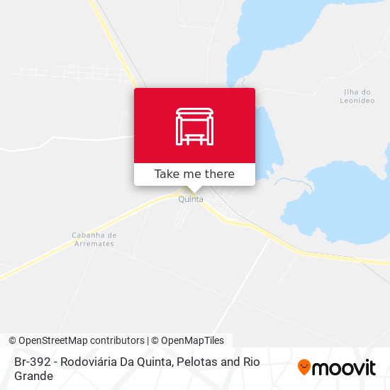 Br-392 - Rodoviária Da Quinta map