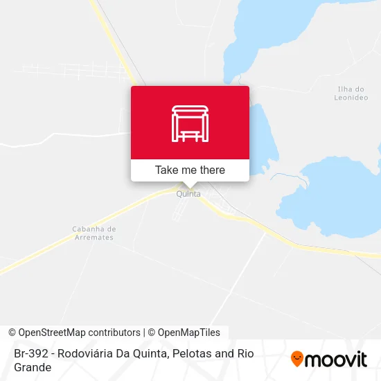 Br-392 - Rodoviária Da Quinta map