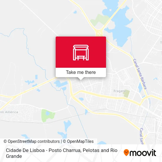 Cidade De Lisboa - Posto Charrua map