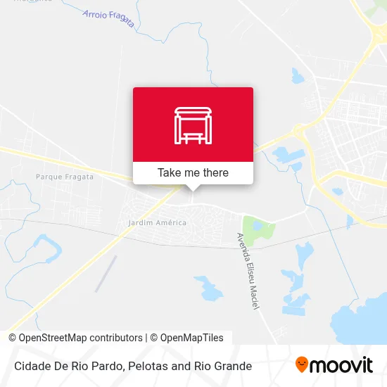 Cidade De Rio Pardo map