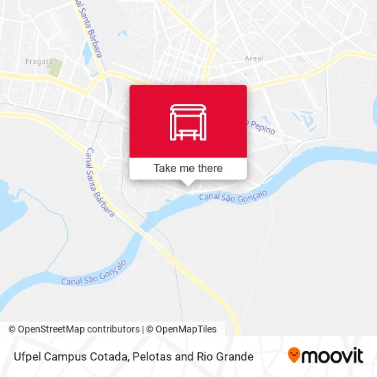 Ufpel Campus Cotada map