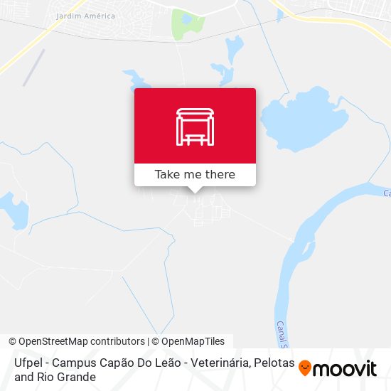 Ufpel - Campus Capão Do Leão - Veterinária map
