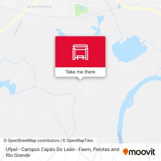 Ufpel - Campus Capão Do Leão - Faem map
