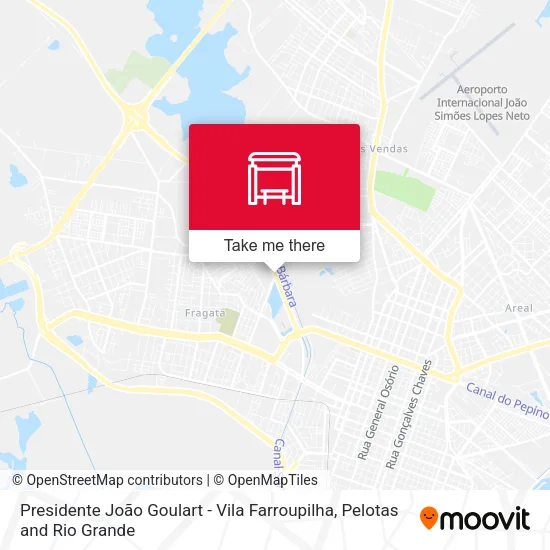 Presidente João Goulart - Vila Farroupilha map