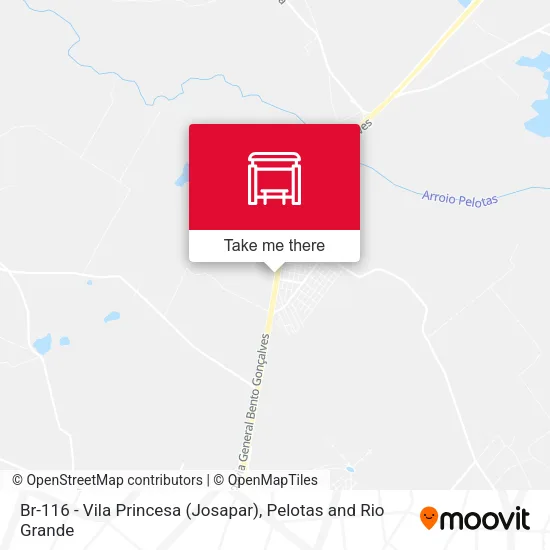 Br-116 - Vila Princesa (Josapar) map