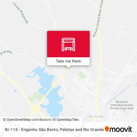 Mapa Br-116 - Engenho São Bento