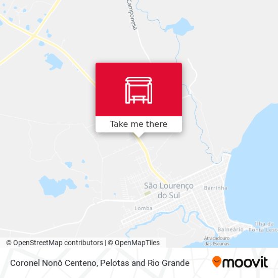 Coronel Nonô Centeno map