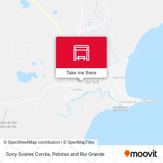 Sony Soares Corrêa map