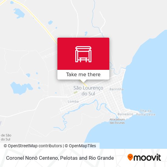 Coronel Nonô Centeno map
