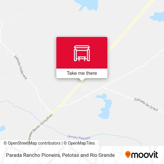 Parada Rancho Pioneira map