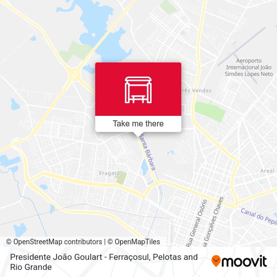 Presidente João Goulart - Ferraçosul map