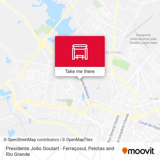Presidente João Goulart - Ferraçosul map